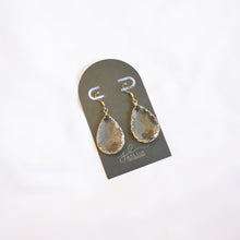 Load image into Gallery viewer, gold dangle crystal earrings jess lux accessories earrings for women
